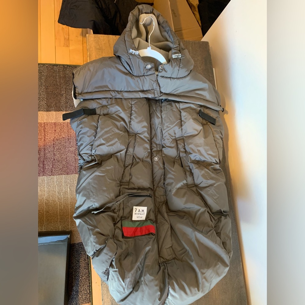 7 A.M. Enfant Pookie Poncho Color Taupe